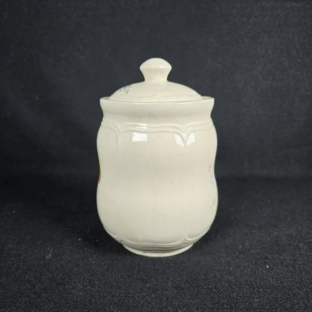 Vintage Marmalade Goose Strawberry Canister w/Lid International Stoneware
